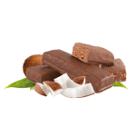 Barre chocolatée à la noix de coco
